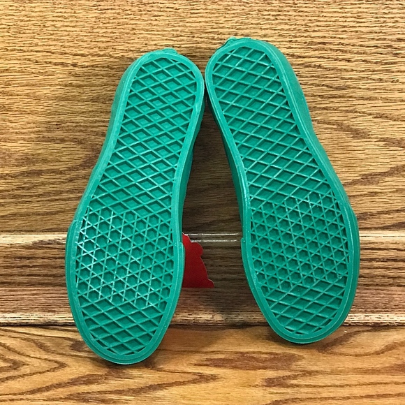 Vans Era Gold Mono Verdant Green Shoes - Picture 6 of 8